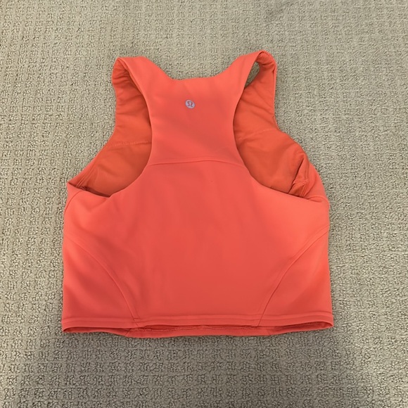 Lululemon Align™️ High-Neck Tank Top, size 2, bright orange. - Picture 2 of 2